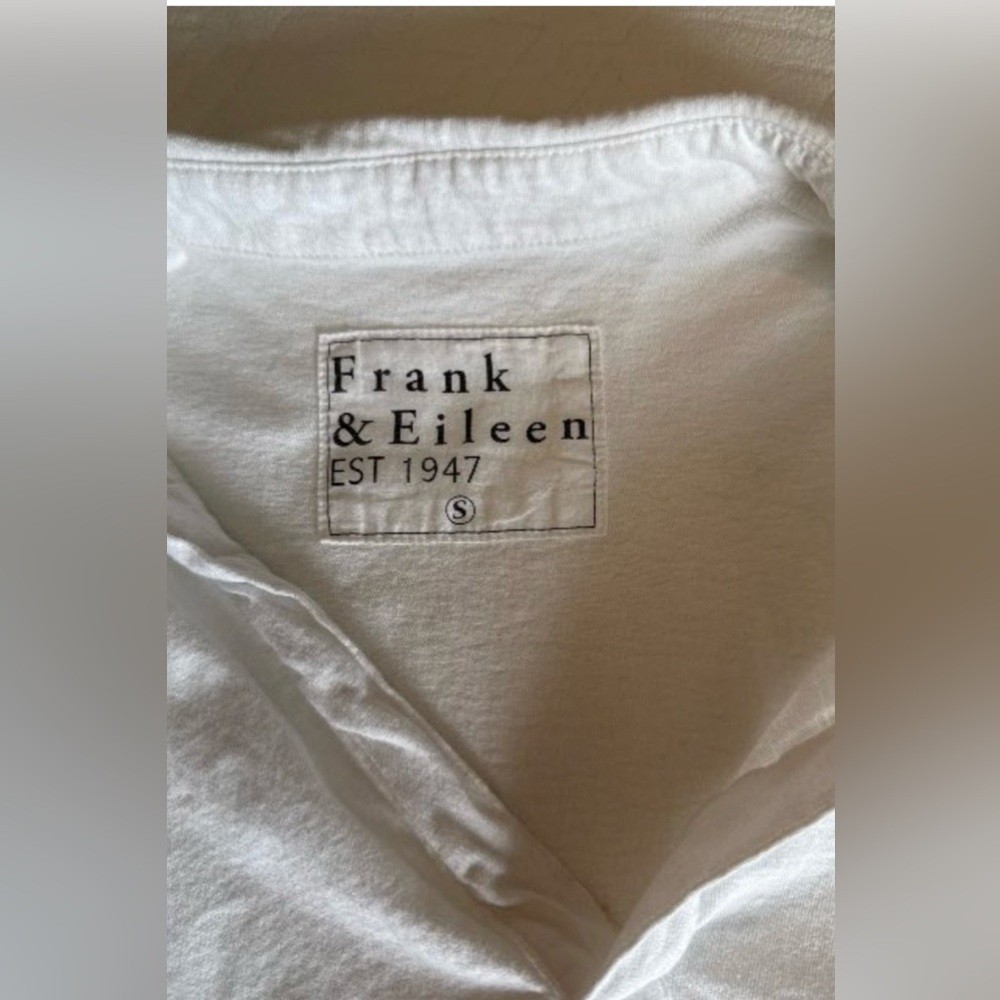 Frank and Eileen Patrick popover Henley size small - white - Picture 5 of 5